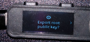 MimbleWimble Coin App Export Root Public Key